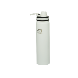 BOTELLA TÉRMICA 750 ML NEGRO/BLANCO (Cód. 5010)
