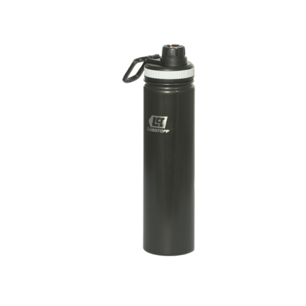 BOTELLA TÉRMICA 750 ML NEGRO/BLANCO (Cód. 5010)