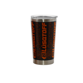 Vaso térmico con tapa Negro/Naranja 510Ml (Cód. 51090)